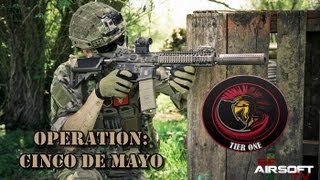 preview picture of video 'Airsoft Skirmish | Operation Cinco De Mayo @ Breaking Point II | A&K PTW M4 and others'