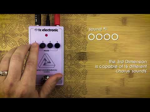 Обзор педали эффектов TC Electronic 3rd Dimension Chorus