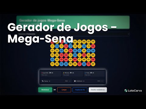 Vídeo: Gerador Jogos Mega-Sena: perguntas e respostas