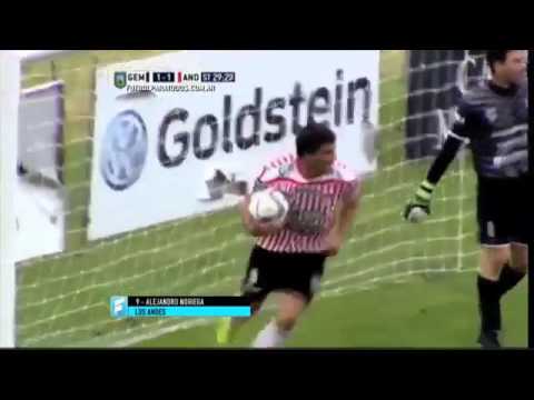 Gimnasia (M) 1 - Los Andes 1. Fecha 37. B Nacional 2015.