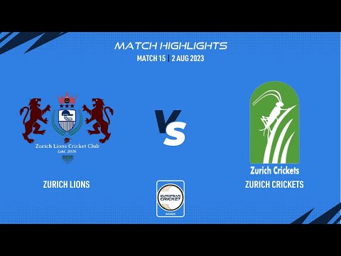 Match 15 - ZLI vs ZCR | Highlights | ECS Switzerland | 2 Aug 2023 | ECS23.667