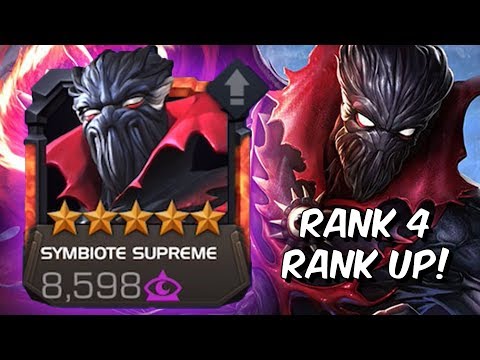 Rank 4 Symbiote Supreme Rank Up & Gameplay - Marvel Contest Of Champions