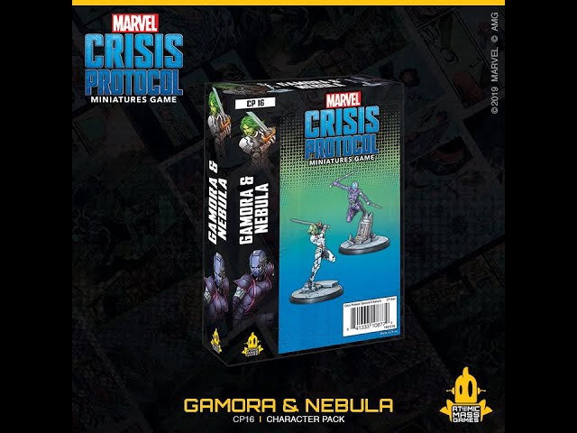 Vídeo relacionado con Atomic Mass Games Crisis Protocol Gamora and Nebula EN