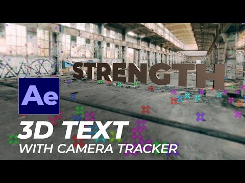 Beginners Guide to 3D Text Motion Tracking in After Effects