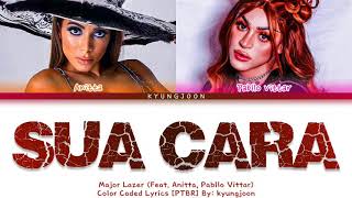 Major Lazer (Feat. Anitta, Pabllo Vittar) - &#39;Sua Cara&#39; | Color Coded Lyrics