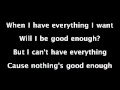 Insatiable - Atreyu (Lyrics)