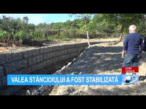 VALEA STĂNCIOIULUI A FOST STABILIZATĂ