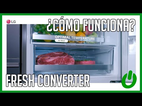 Cómo funciona el cajón Fresh Converter de LG