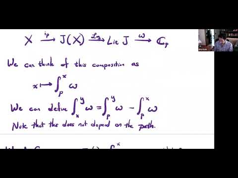 Eric Katz (May 21, 2021):  Iterated p-adic integration on semistable curves