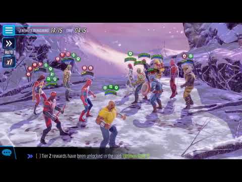 Marvel Strike Force - Magneto Gameplay in Beta Raid