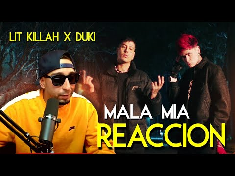 LIT killah x Duki - Mala Mía (Official Video) REACCION