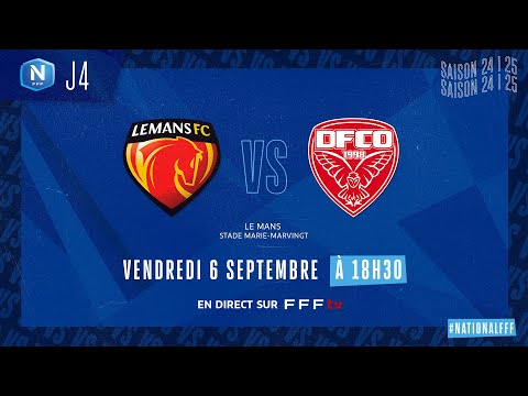 J4 I Le Mans FC – Dijon FCO (0-0), le résumé I National FFF 2024-2025