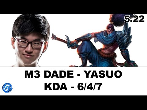 M3 Dade - Yasuo vs Zed - Kr SoloQ