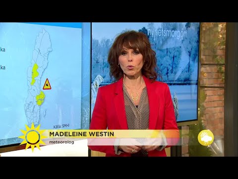 Så blir vädret på julafton - vädervarningar i hela landet - Nyhetsmorgon (TV4)