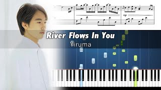 Download lagu Yiruma River Flows in You Piano Tutorial SHEETS... mp3