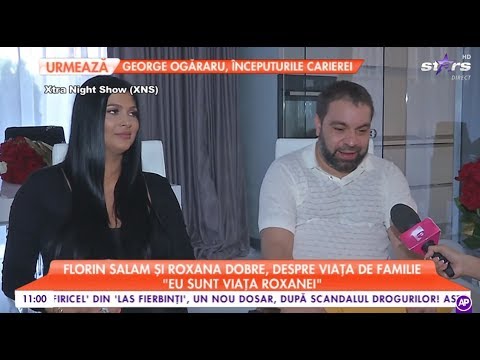 Florin Salam şi Roxana, despre viața de familie