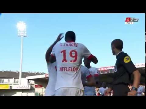 But Nabil Dirar Guingamp vs Monaco هدف حاسم لنبيل ضرار