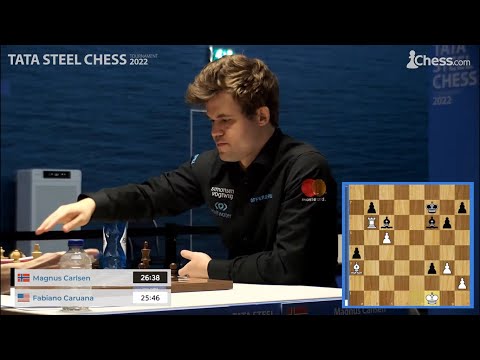 Magnus Carlsen crushes Fabiano Caruana and wins Tata Steel Chess 2022