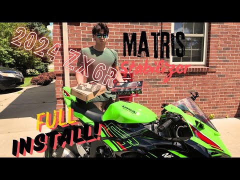 2024 ZX6R gets a Matris stabilizer and K&N air intake filter