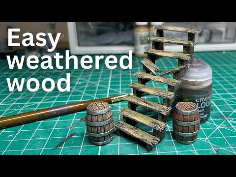Ultimate HACK to make PERFECT weathered wood!