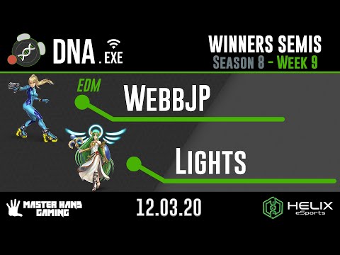 DNA.EXE S8:W10 - Lights (Palutena) Vs. EDM | WebbJP (Zero Suit Samus) - W Semifinals