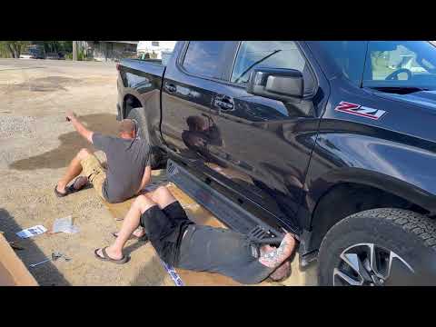 Buy and install running boards 2019-2025 Silverado/Sierra