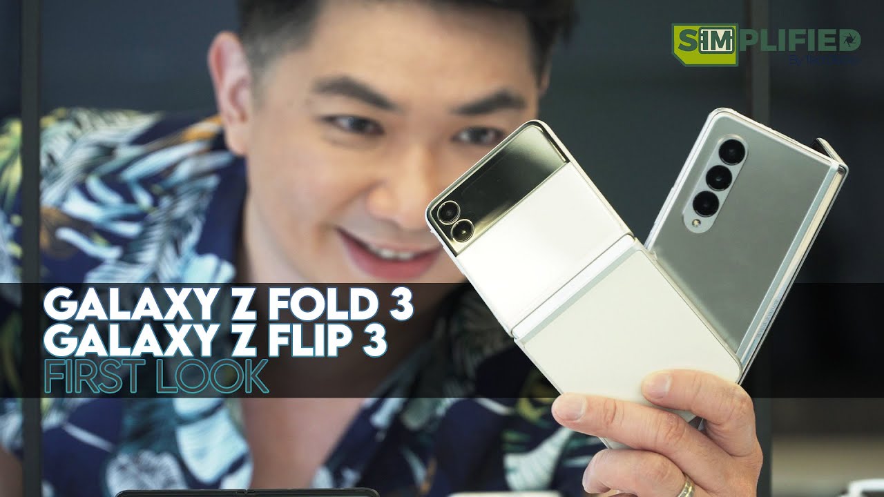 Samsung Galaxy Z Fold3 5G & Z Flip3 5G First Look: An Under Display Camera on the New Z Fold3 5G!