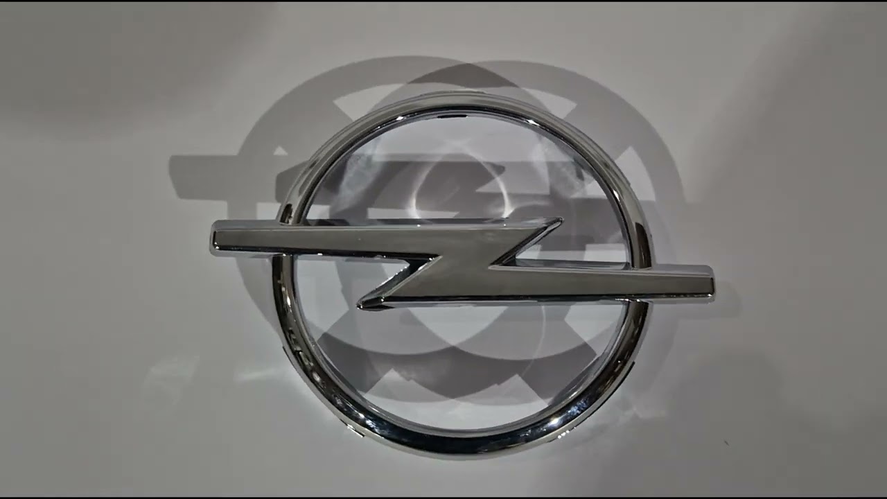 Opel Emblemat przedni Opel (na zatrzaski, 95 mm) Video 1
