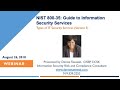 NIST 800-35 IT SECURITY SERVICES - PART 1