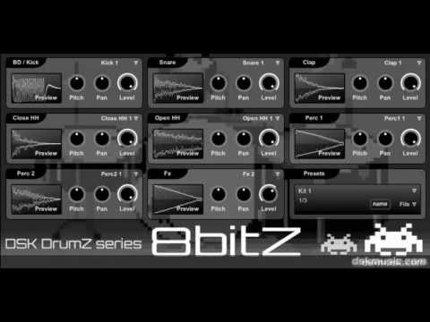 DSK DrumZ 8bitZ - Free VST