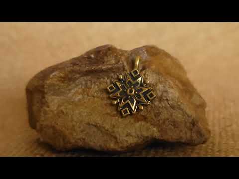 Хрестик латунний M002 - хрестик ручної роботи для зґарди, латунь Пандора - фото 2 - id-p2689890979