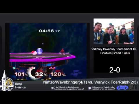 SAB Sp16 Bi-Weekly #3 - Grand Finals Set 2: Nimzo & Wavebringer vs Warwick Foe & Ralph