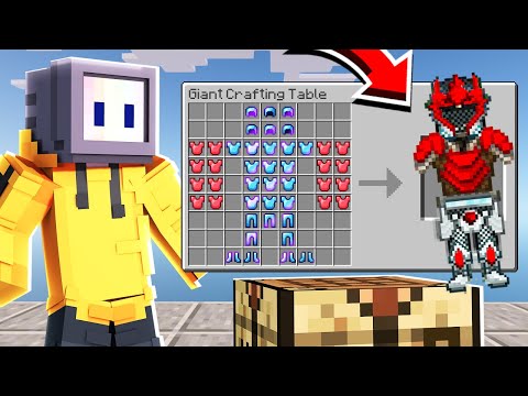 MINECRAFT BUT I CAN CRAFT GIANT OP ITEMS