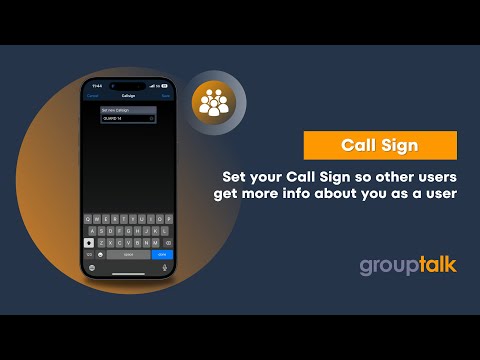 Call Sign - See who is using the different devices