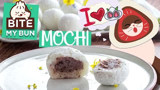 Homemade Mochi demystified: use of a stand mixer with a twist, make mochi with rice dough!