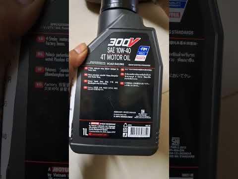 Motul 300V oil Grade 10W40 for Honda bikes Rs 1300 only