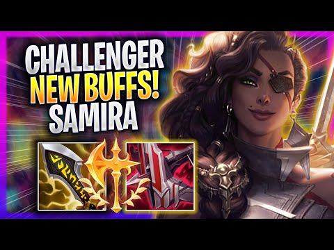 KOREAN CHALLENGER TRIES SAMIRA WITH NEW BUFFS! - Korean Challenger Plays Samira ADC vs Sivir!