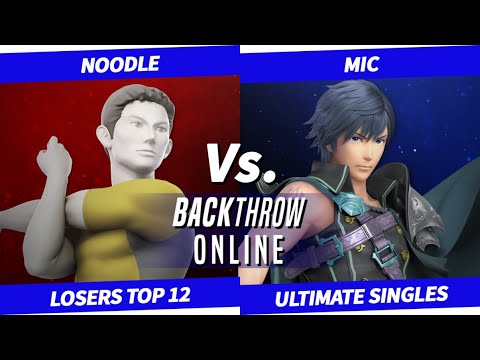 BTO #2    LOSERS TOP 8 QUALIFIER - AMG | Mic (Chrom) vs NOODLE (Wii Fit Trainer)