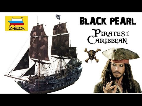 "BLACK PEARL" Ship Model Kit by ZVEZDA scale 1/72 + Modifications