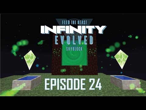 FTB Infinity Evolved Skyblock - 24 - ALFHEIM MANA MANIPULATION [EXPERT MODE]