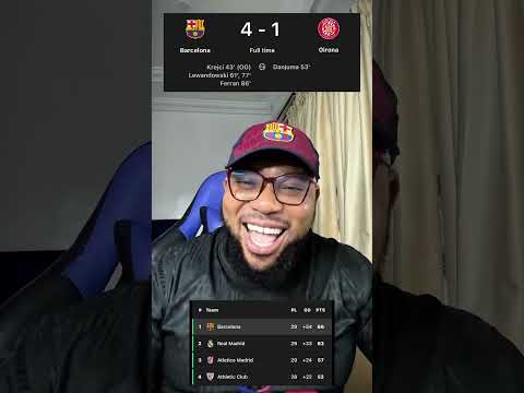 BARCELONA 4-1 GIRONA#laliga #fcb #barca #kombo