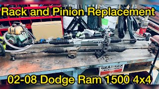 Rack and Pinion replacement on 02-08 Dodge Ram 1500 4x4