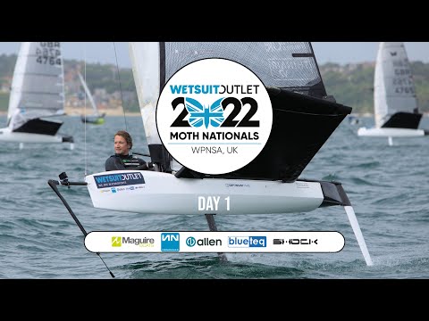 Day 1 of the Wetsuit Outlet UK Moth Nationals 2022