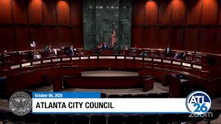 #Atlanta City Council regular session: October 6, 2025 #atlpol