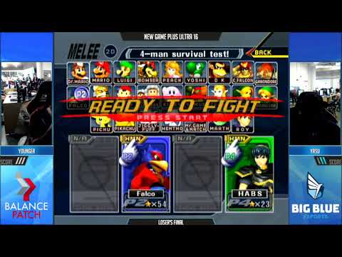 NGPU 16 SSBM - Younger (Falco) vs. Yasu (Marth) - Melee LF
