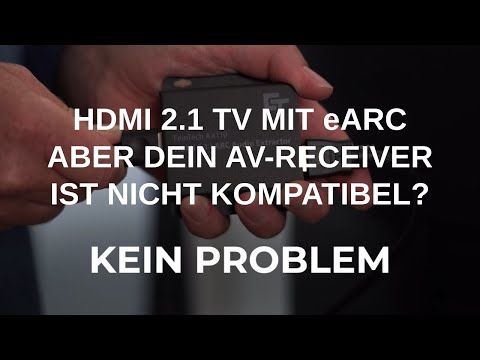FeinTech AX110 HDMI 2.1 eARC Audio Extractor | Verbinde neueste Fernseher an bisherige AV-Receiver