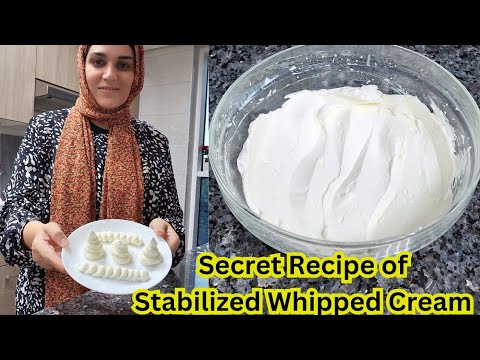My Secret Recipe of Stabilized Whipped CreamFrosting🎂Apki frosting kabhi melt nai hogi insha Allah🥰