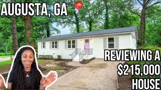 REVIEWING A $215,000 HOUSE FOR SALE IN AUGUSTA, GA | MOVING TO AUGUSTA, GA | ZILLOW