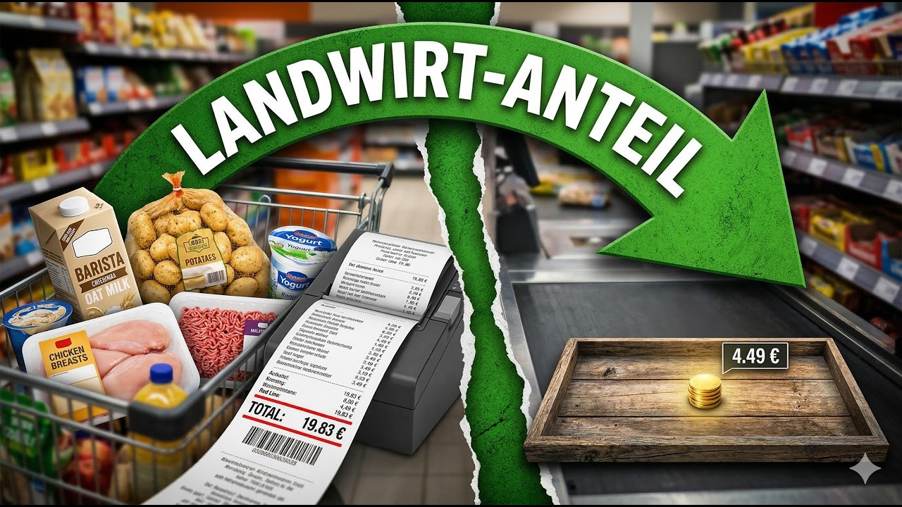 20€ im Supermarkt: Was bekommt der Bauer WIRKLICH dafür? 🤯