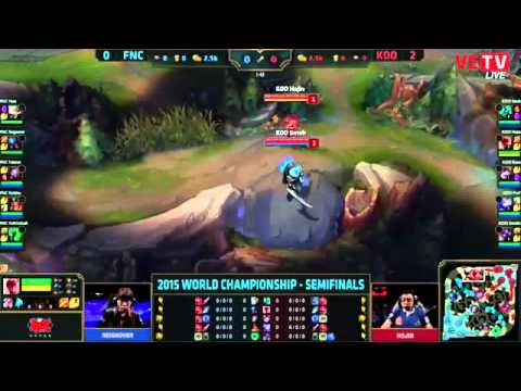 25 10 2015 FNC vs KOO CKTG2015   Bán Kết 2 Trận 3